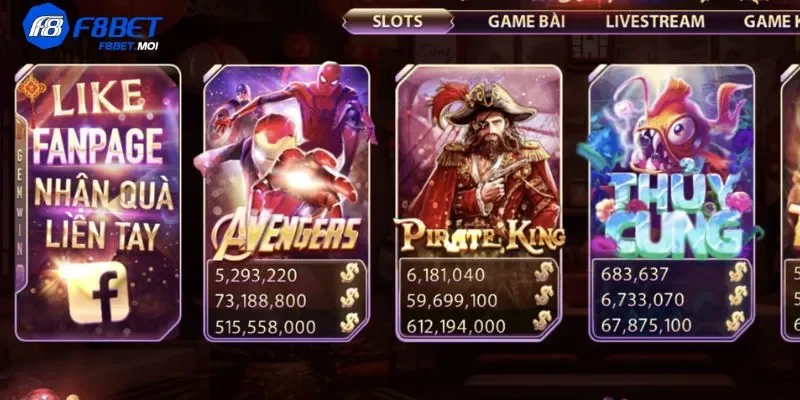 Avengers F8bet Avengers F8bet nhận nhiều đánh giá tích cực từ người chơi