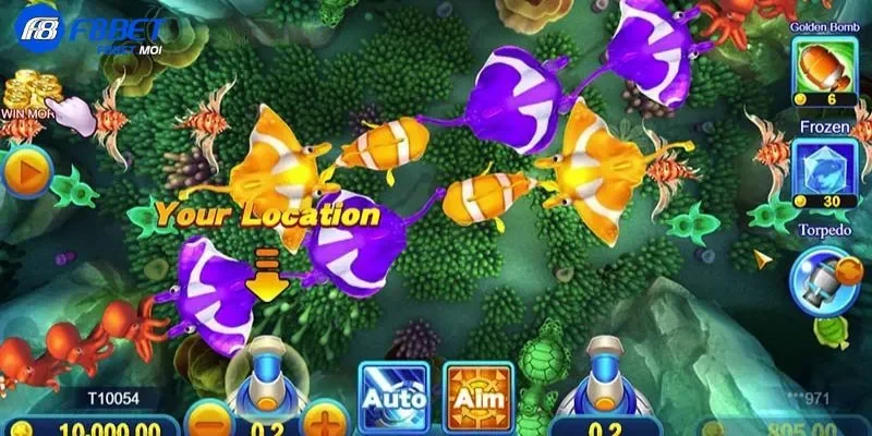 Bắn cá đại dương F8Bet Ưu tiên bắn cá theo đàn để nhanh chóng nhận thưởng to