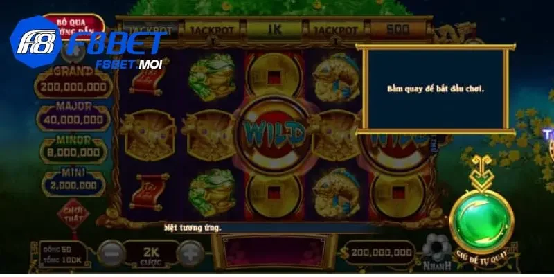 Cung hỷ phát tài F8Bet Vòng quay may mắn trong game cung hỷ phát tài