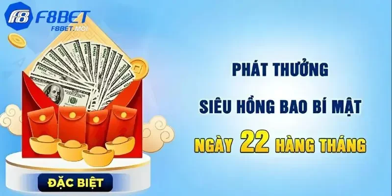 Khuyến mãi F8Bet Khuyến mãi F8Bet hồng bao may mắn