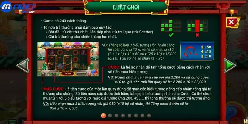 Na TRa F8Bet Chi tiết luật trả thưởng của Na Tra