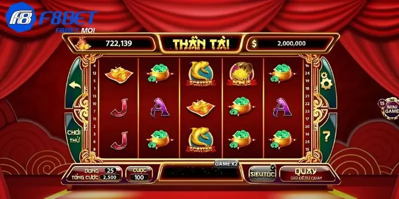 Thần Tài F8Bet Đặt cược và kích hoạt quay Thần Tài F8Bet